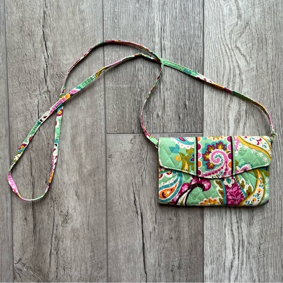 Vera Bradley Crossbody Strap Wallet in Tutti Frutti - Picture 3 of 12